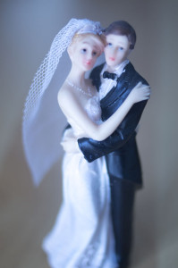 Wedding couple marriage dolls